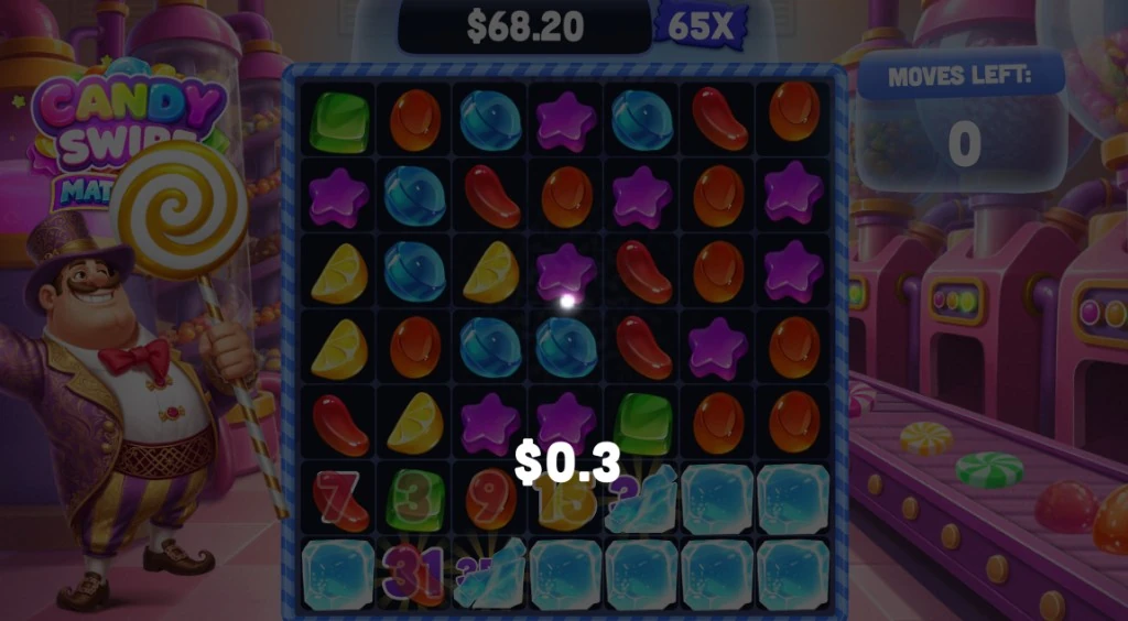 Candy Swipe Matchwin Mobile Experience